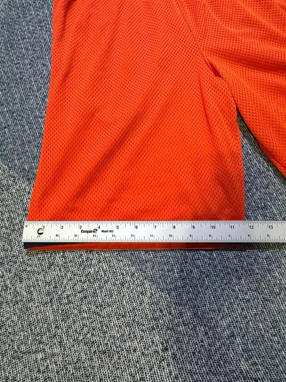 Nike Dri-FIT Orange and Navy Basketball Mesh Shorts